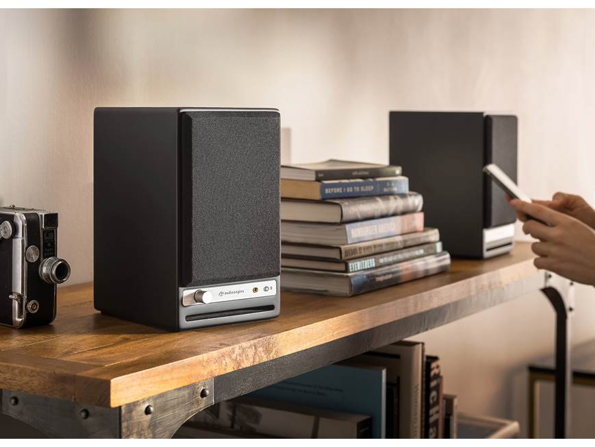 Audioengine HD4 (Matte Black) Powered stereo speakers with