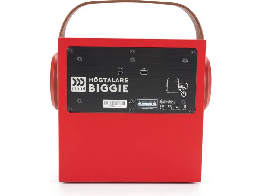Morel BIGGIE (Ruby Red) Portable Bluetooth® speaker (Ruby Red) at