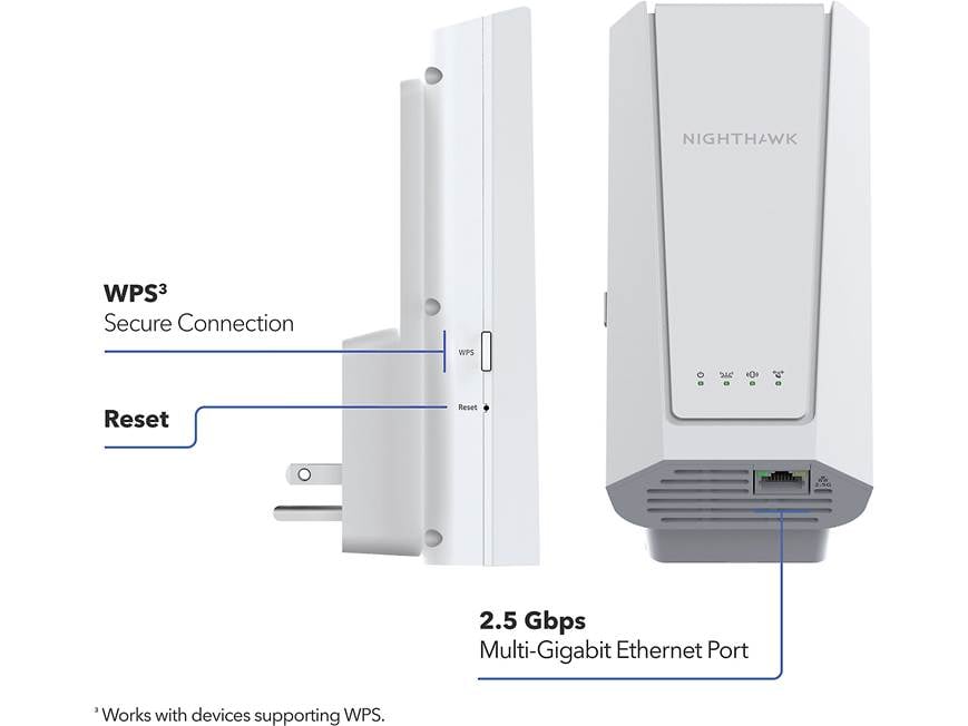 NETGEAR EXS27 Wi-Fi 7 Range Extender - Thumbnail 3