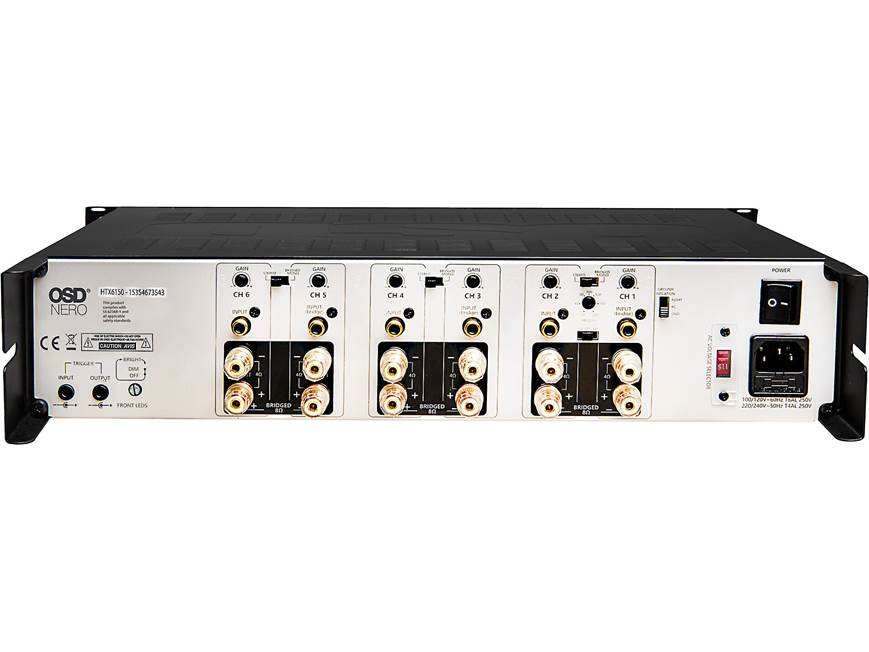 OSD HTX-6150 6-channel home theater amplifier at Crutchfield