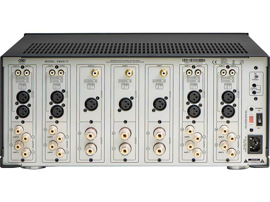 OSD XMAX11 11-channel power amplifier at Crutchfield