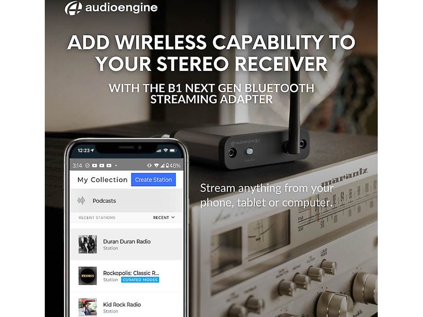 Audioengine B1 Premium universal Bluetooth® music receiver with
