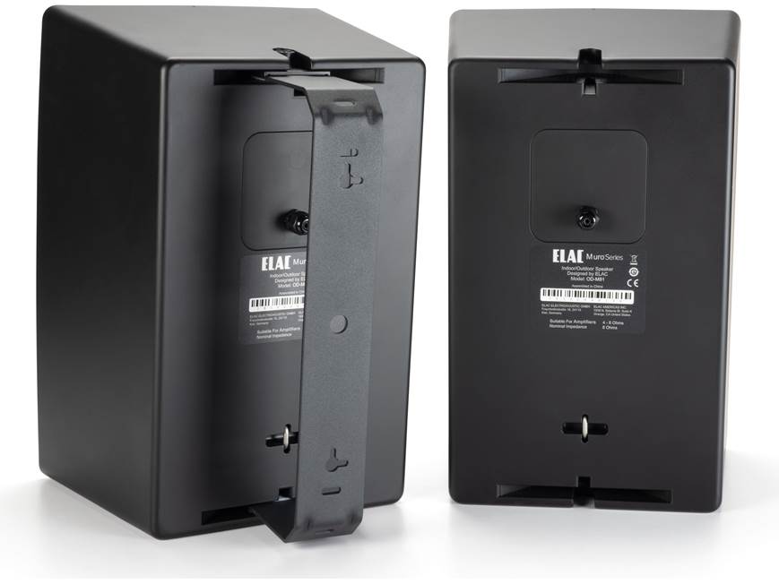 ELAC Muro OD-M81 (Black) Outdoor speakers (Black) at Crutchfield