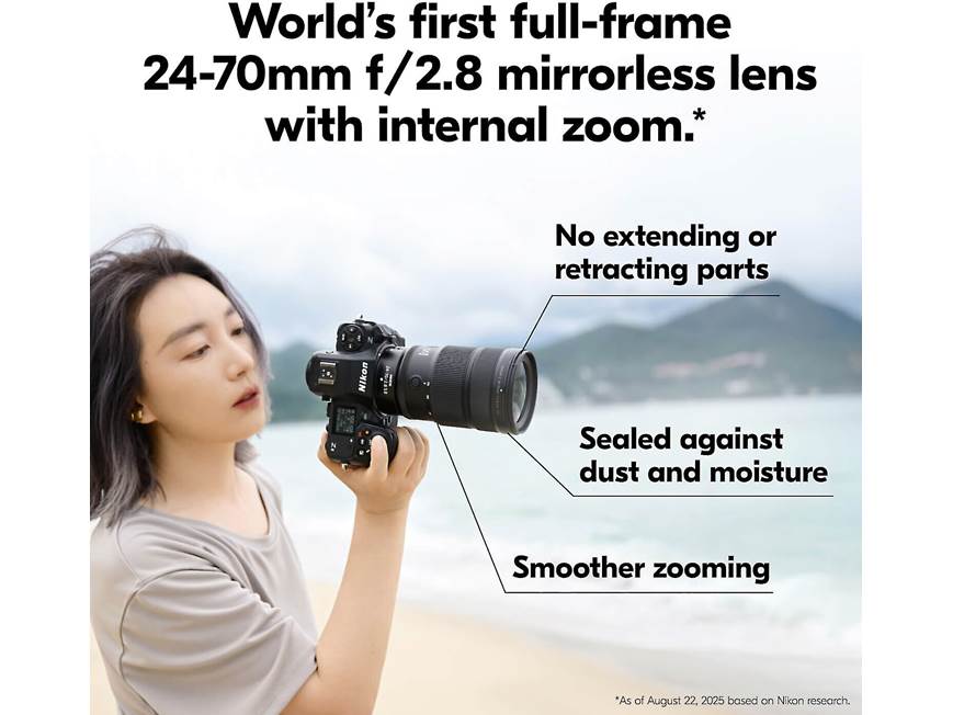 Nikon NIKKOR Z 24-70mm f/2.8S II Standard zoom lens for Nikon Z Nikon NIKKOR Z 24-70mm f/2.8S II Standard zoom lens for Nikon Z