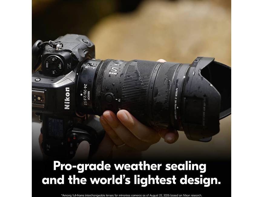Nikon NIKKOR Z 24-70mm f/2.8S II Standard zoom lens for Nikon Z