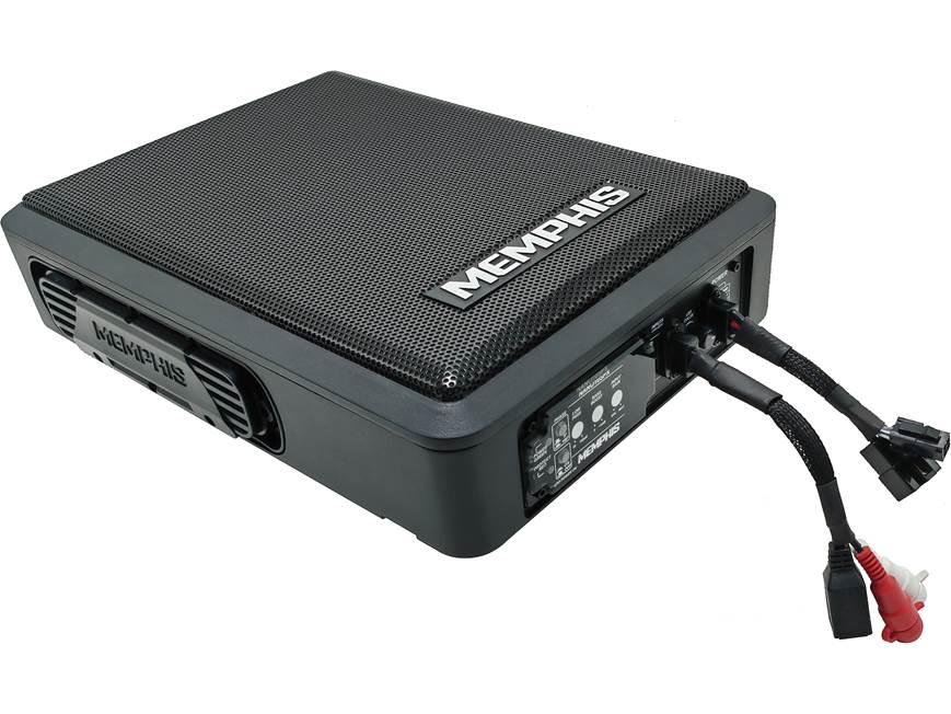 Memphis Audio NANO10SPX Compact powered subwoofer with 10