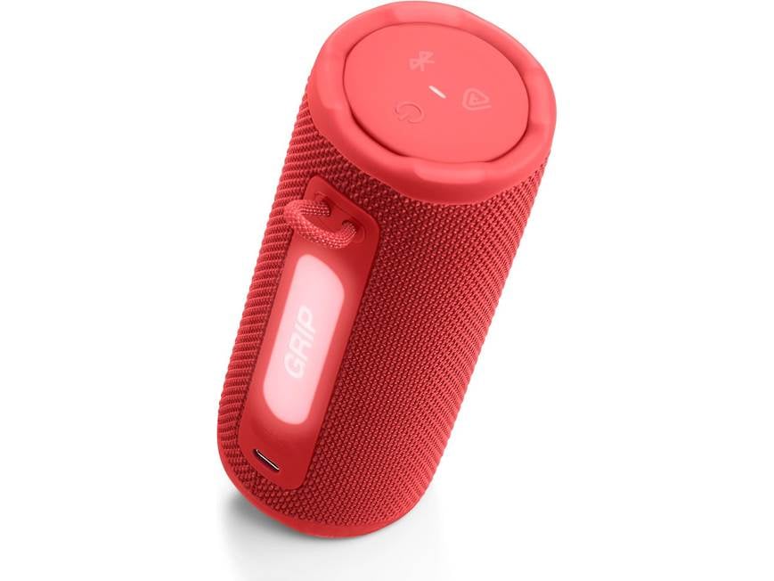 【2025年最新】JBL Grip ワイヤレススピーカー レッド JBL Grip (Red) Waterproof portable Bluetooth® speaker with ambient