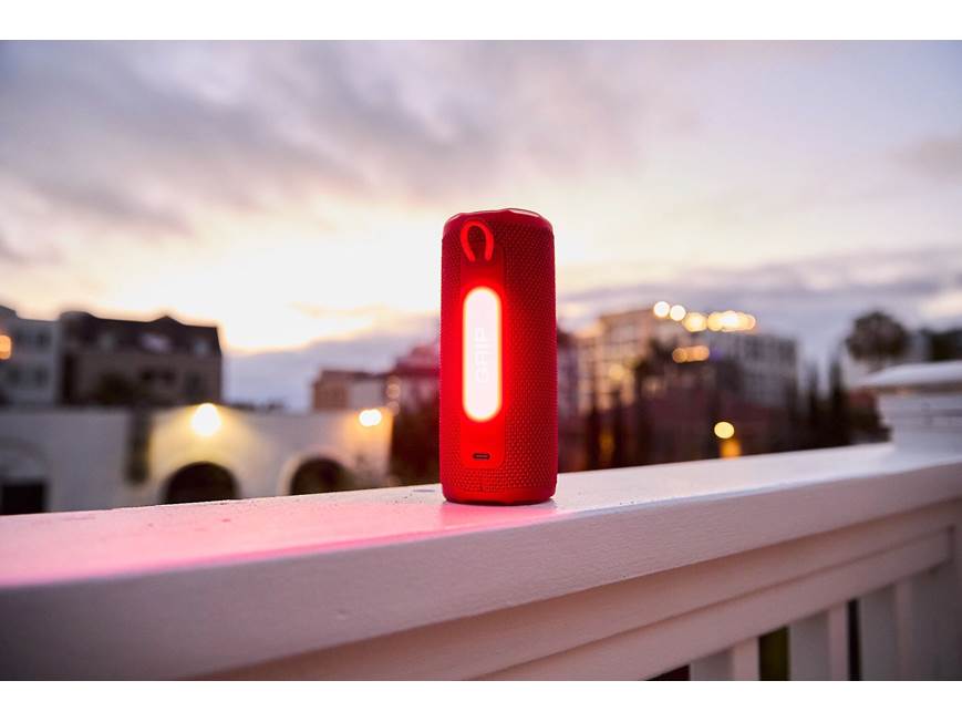 JBL Grip (Red) Waterproof portable Bluetooth® speaker with ambient