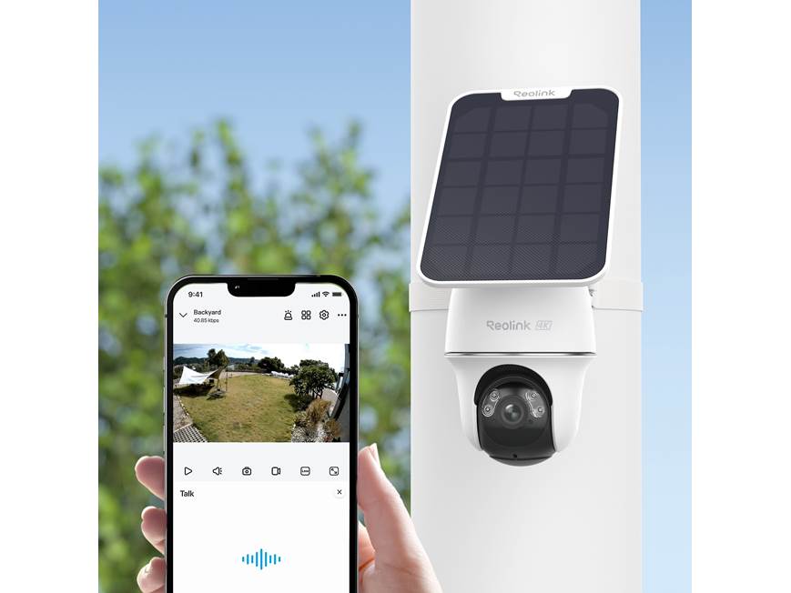 Reolink Argus Series B440 PT Ultra with Solar Panel 2 4K pan/tilt