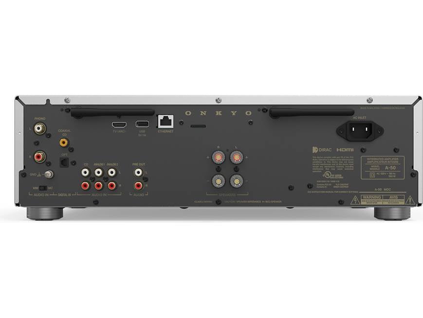 Onkyo Icon A-50 (Silver) Stereo integrated amplifier with built-in