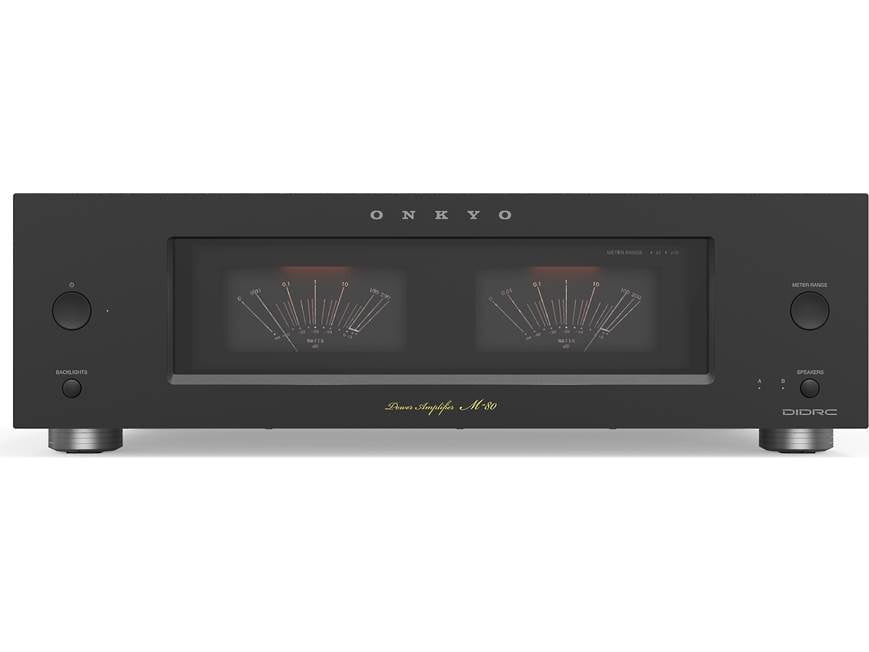 Onkyo Icon M-80 (Black) Stereo power amplifier (Black) at Crutchfield