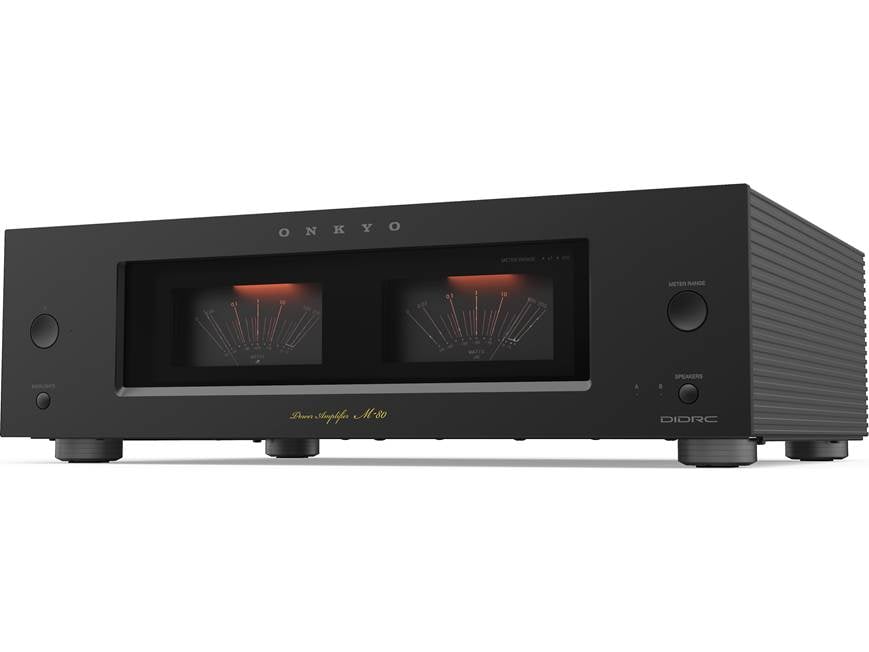 Onkyo Icon M-80 (Black) Stereo power amplifier (Black) at Crutchfield