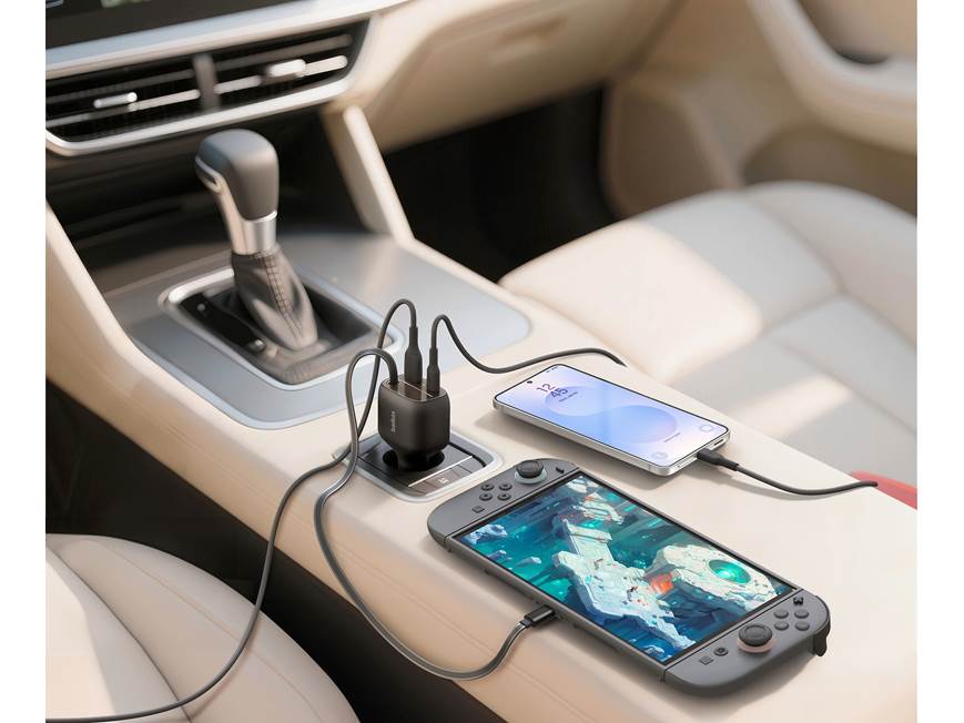 Belkin BOOST↑CHARGE™ 3-device charger 12-volt car charger with dual USB  ports, retractable USB-C cable, and PPS at Crutchfield