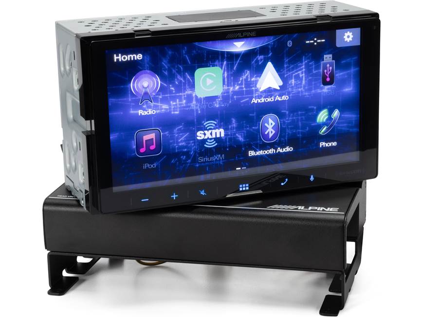 Alpine iLX-W770 and 4-channel Amp Package Includes iLX-W770
