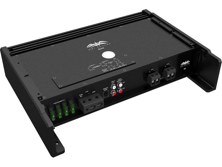 Wet Sounds SDX2 Sinister™ Series 2-channel marine amplifier — 400