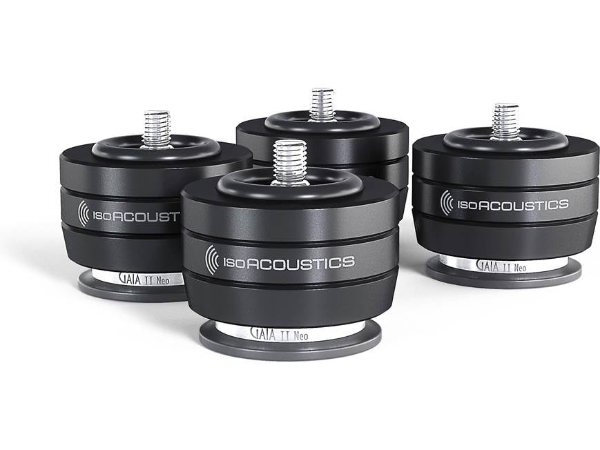 IsoAcoustics GAIA II Neo (Black) 4-pack of speaker isolation feet