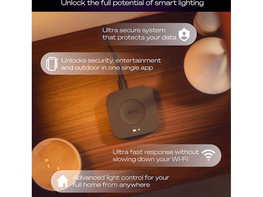 Philips Hue Bridge Pro Smart home hub for Hue systems at Crutchfield