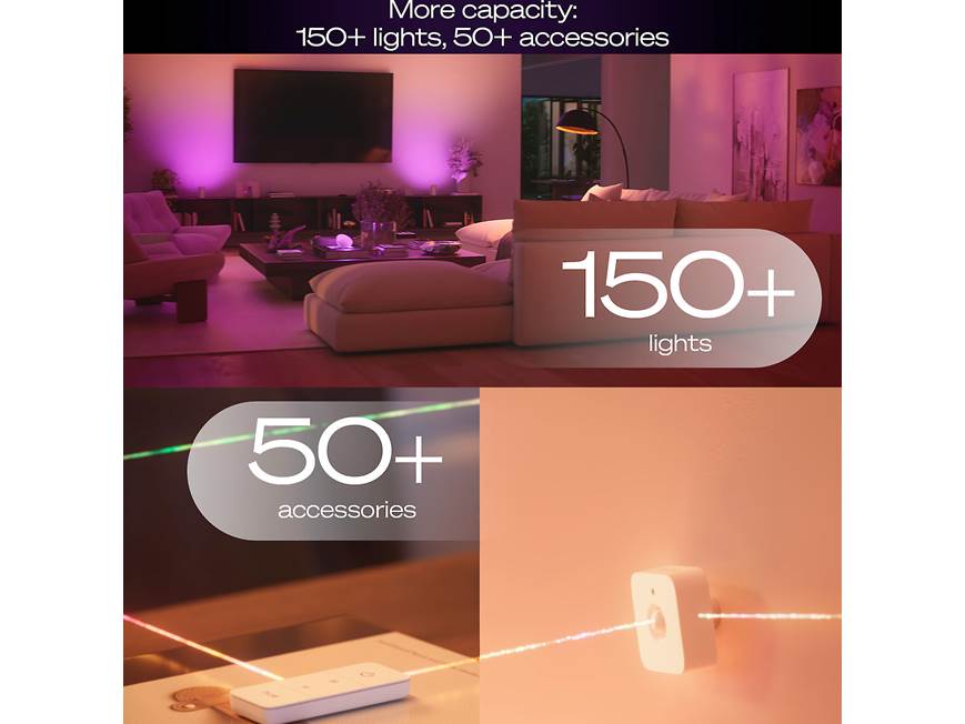 Philips Hue Bridge Pro Smart home hub for Hue systems at Crutchfield