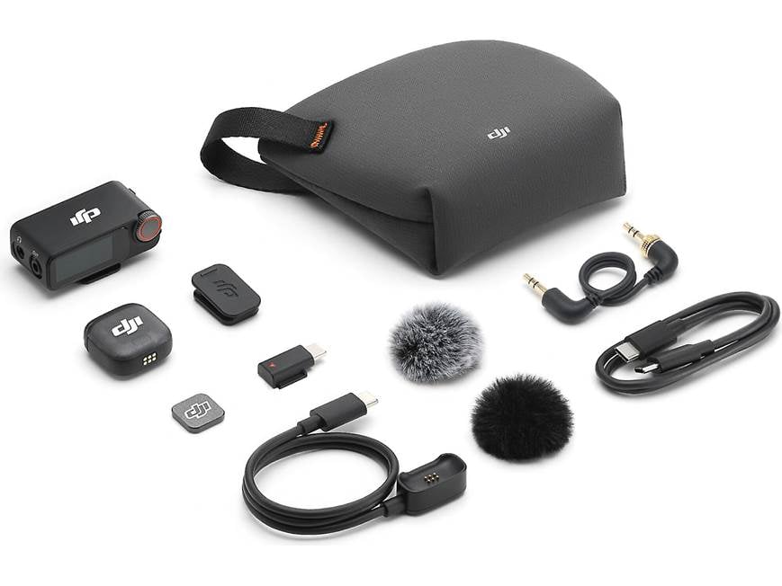 DJI Mic 3 Wireless microphone system with transmitter and receiver