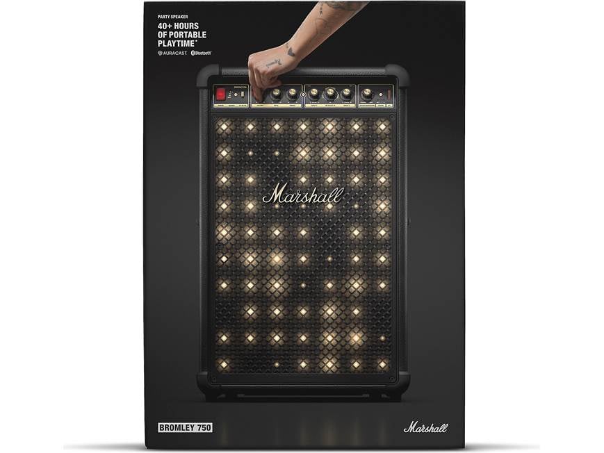 Marshall Bromley 750 Portable Bluetooth® party speaker with light