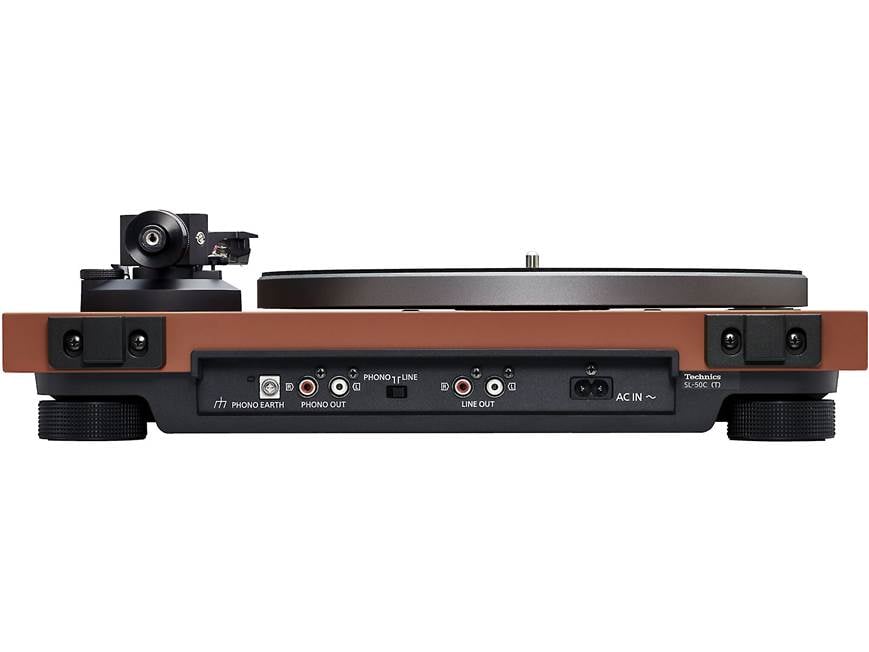 Technics SL-50C (Terra cotta) Manual direct-drive turntable with
