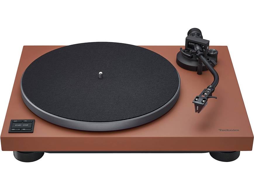 Technics ターンテーブル ピンクマット Technics SL-50C (Terra cotta) Manual direct-drive turntable with
