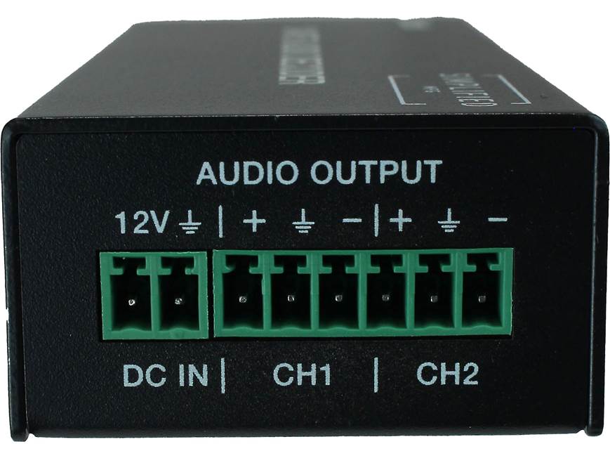 Simplified MFG DTE DEC Dante digital audio to balanced or