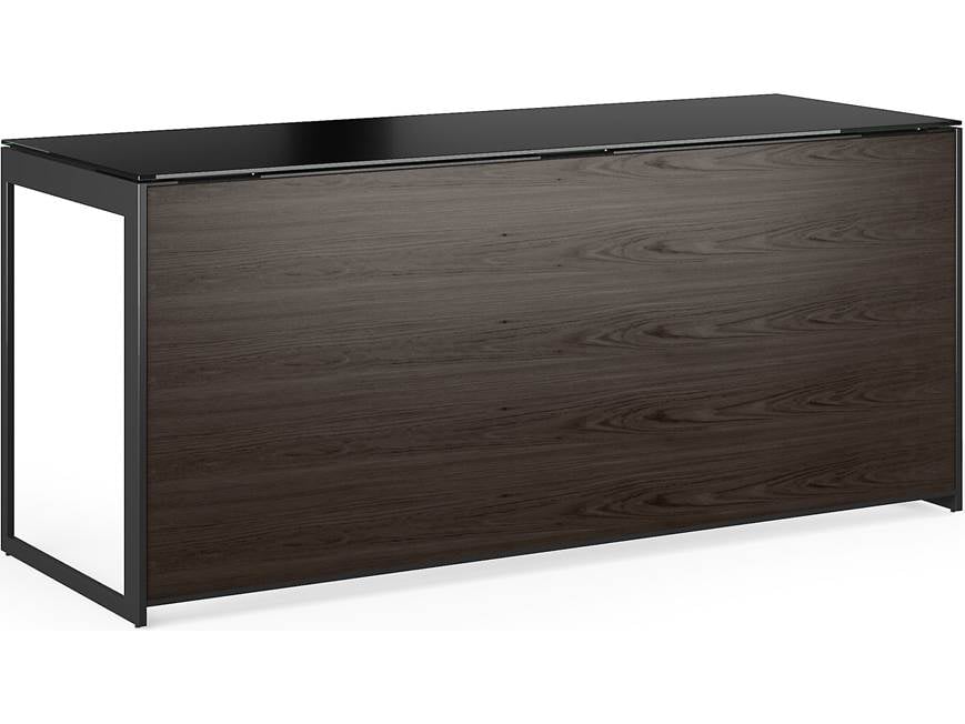 BDI Sequel 20 6101 desk front and right side with cabinet