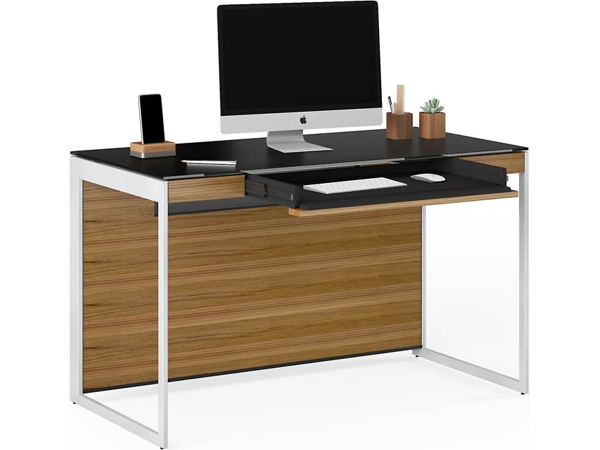 pull-out keyboard tray under desk