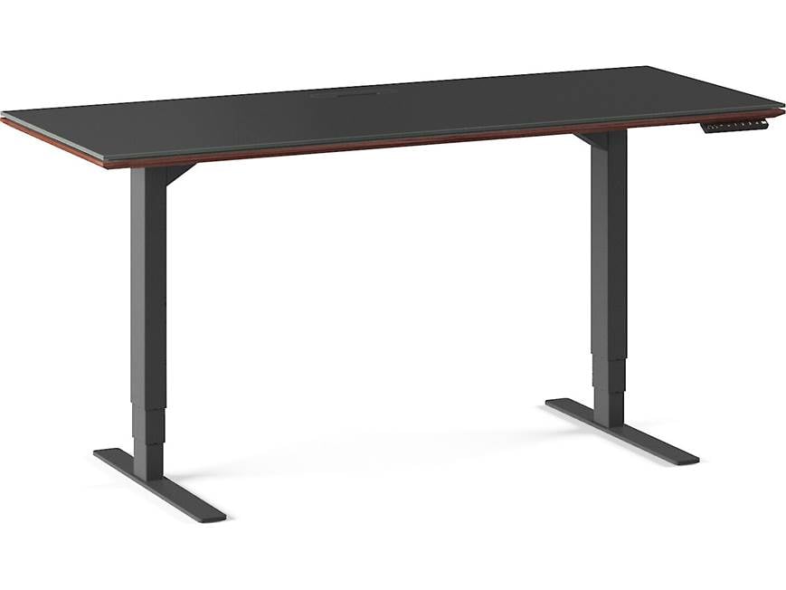 Desk with power/edge connector