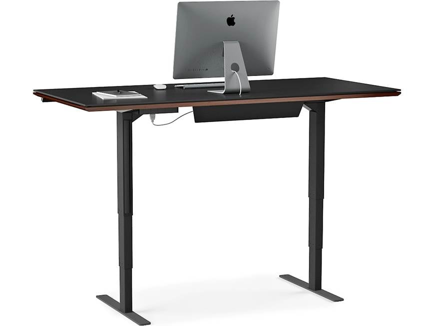 Desk with Apple iMac on top