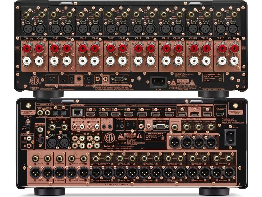 Marantz AV 10 & AMP 10 Reference-quality home theater preamp