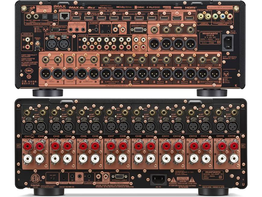 Marantz AV 20 & AMP 10 Reference-quality home theater preamp