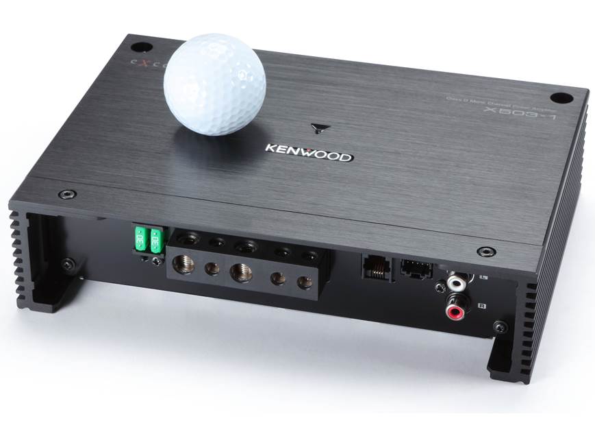 Kenwood Excelon X503-1 Mono subwoofer amplifier — 500 watts RMS at