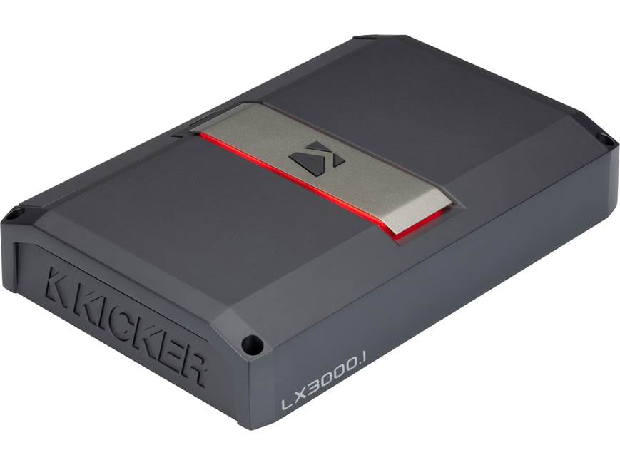 Kicker 51LX3000.1 LX-Series mono subwoofer amplifier — 3000 watts