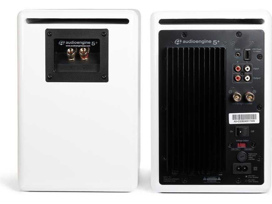 Audioengine A5+ (White) Powered stereo speakers (White) at Crutchfield