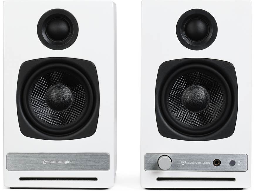 Audioengine HD3 (White) Powered stereo speakers with Bluetooth