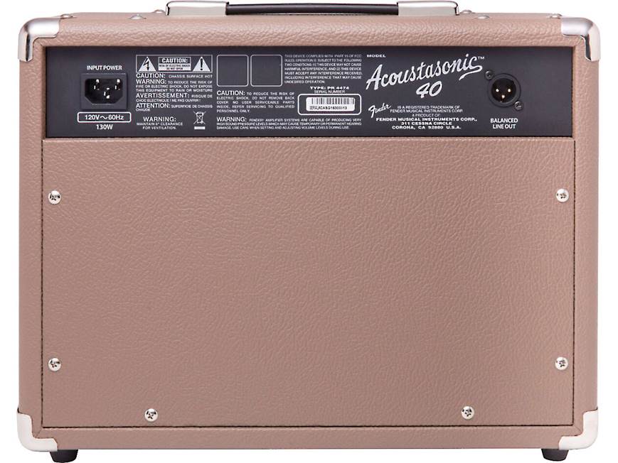 Fender Acoustasonic 40 40-watt amplifier for acoustic performance