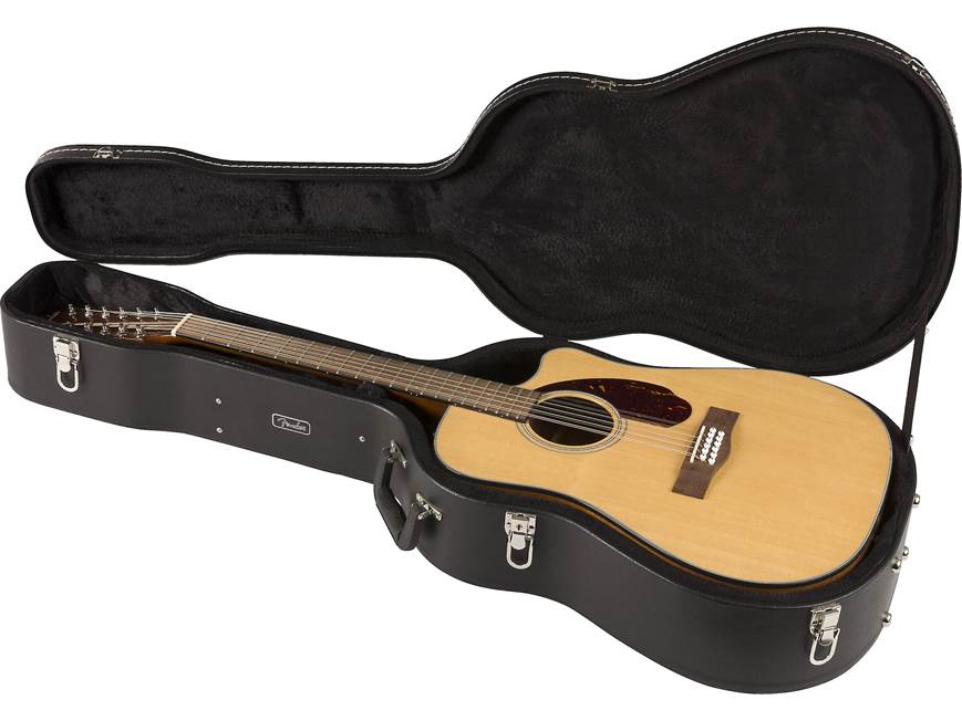 Fender CD-140SCE NS/極美品RITTERギグケース付 Fender CD-140SCE Dreadnought-sized single-cutaway 12-string