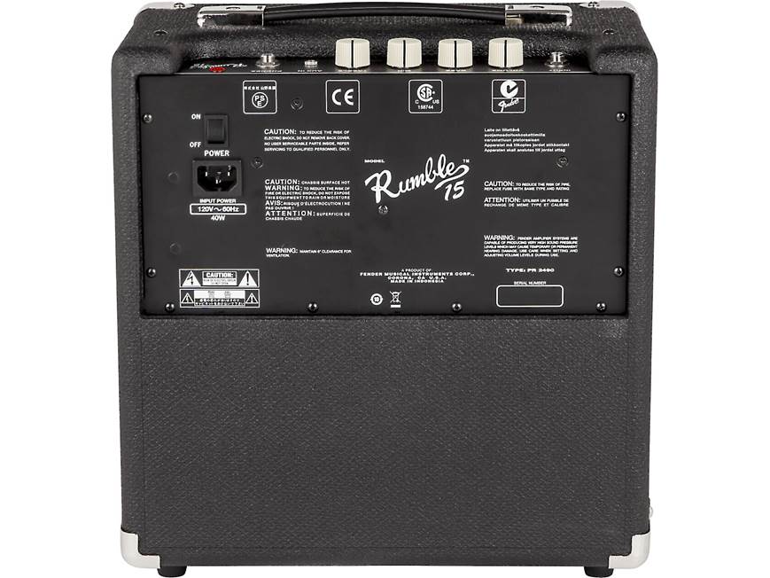 Fender Rumble™ 15 15-watt, 1 x 8