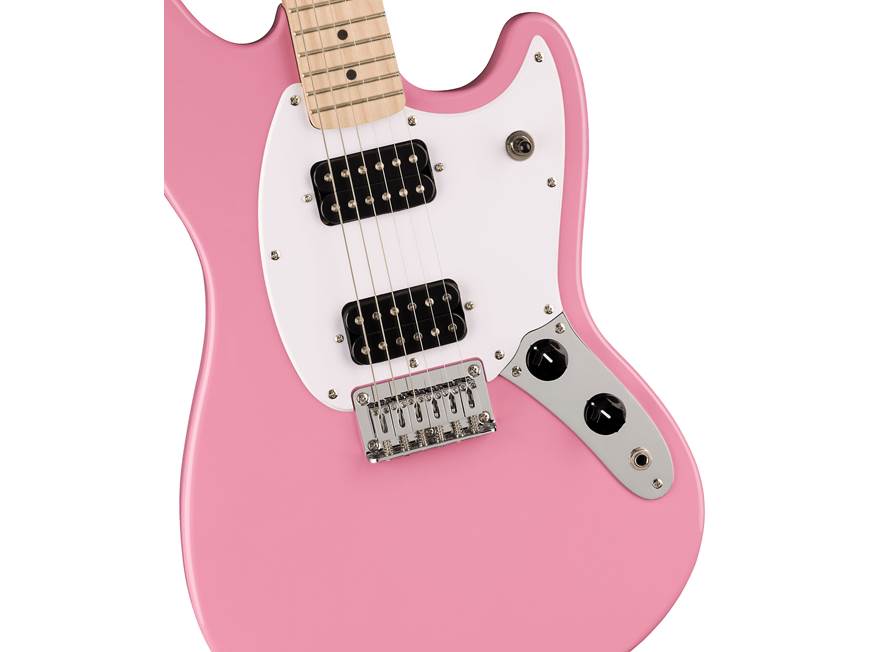 Squier Sonic® Mustang® HH (Flash Pink w/maple fretboard) Electric