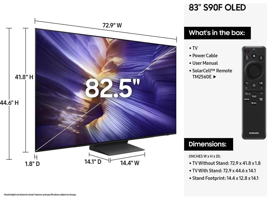 Samsung QN83S90FAE S90F Series - Thumbnail 5