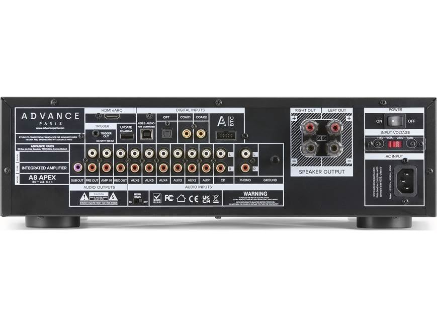 Advance Paris A8 APEX Stereo integrated amplifier with DAC, HDMI