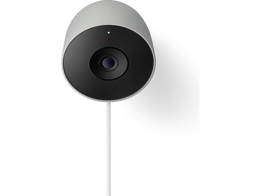 Google Nest Cam Outdoor (Wired, 2nd Gen) (Hazel) Plug-in, AI