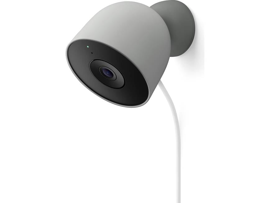 Google Nest Cam Outdoor (Wired, 2nd Gen) (Hazel) Plug-in, AI
