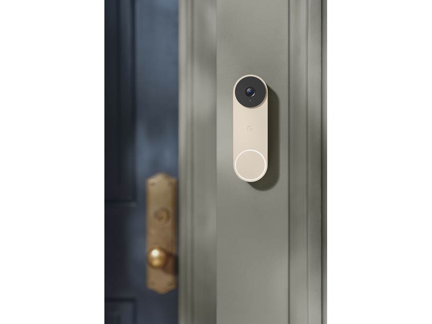 Google Nest Doorbell (Wired, 3rd Gen) (Linen) Hardwired video