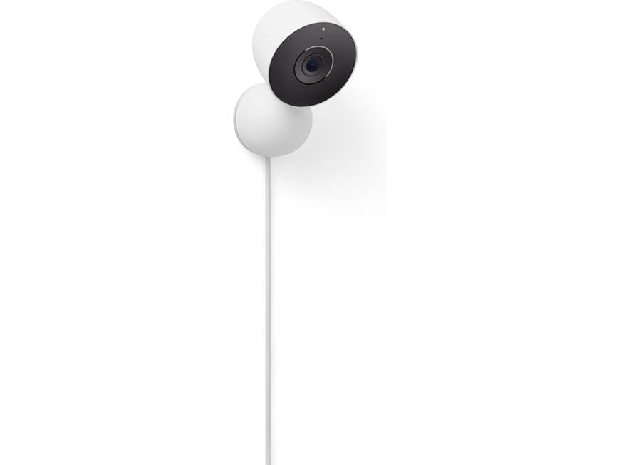 Google Nest Cam Indoor (Wired, 3rd Gen) (Snow) Plug-in, AI-powered