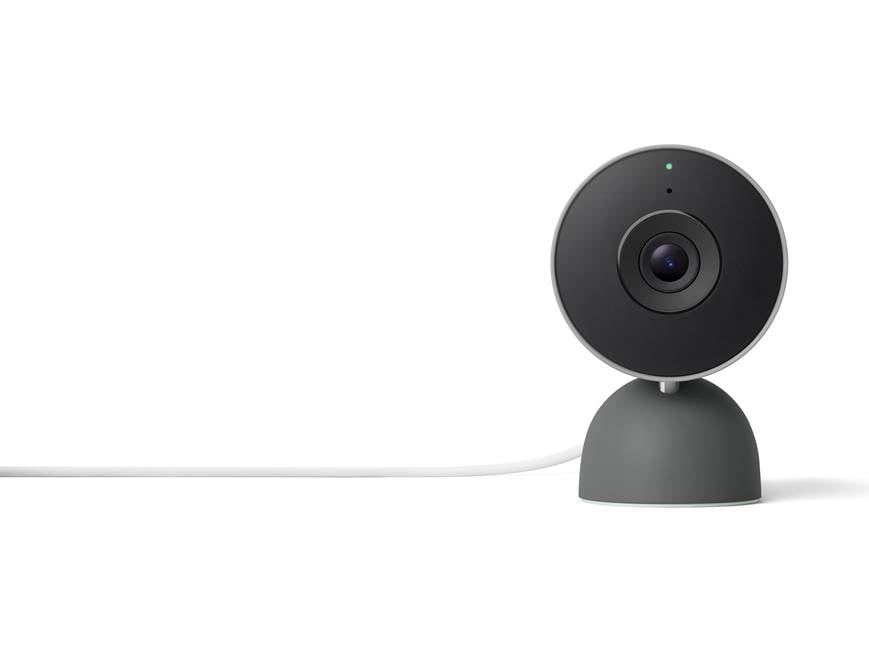 Google Nest Cam Indoor (Wired, 3rd Gen) (Hazel) Plug-in, AI