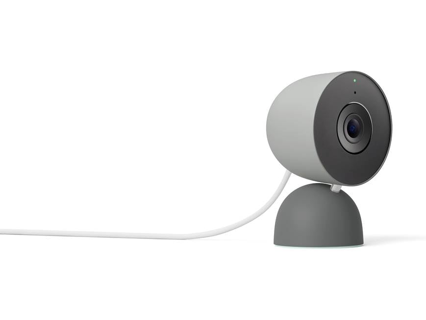 Google Nest Cam Indoor (Wired, 3rd Gen) (Hazel) Plug-in, AI