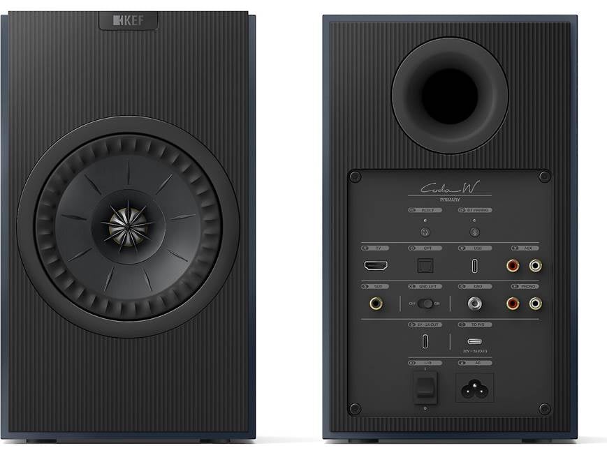 KEF Coda W (Midnight Blue) Powered stereo speakers with Bluetooth